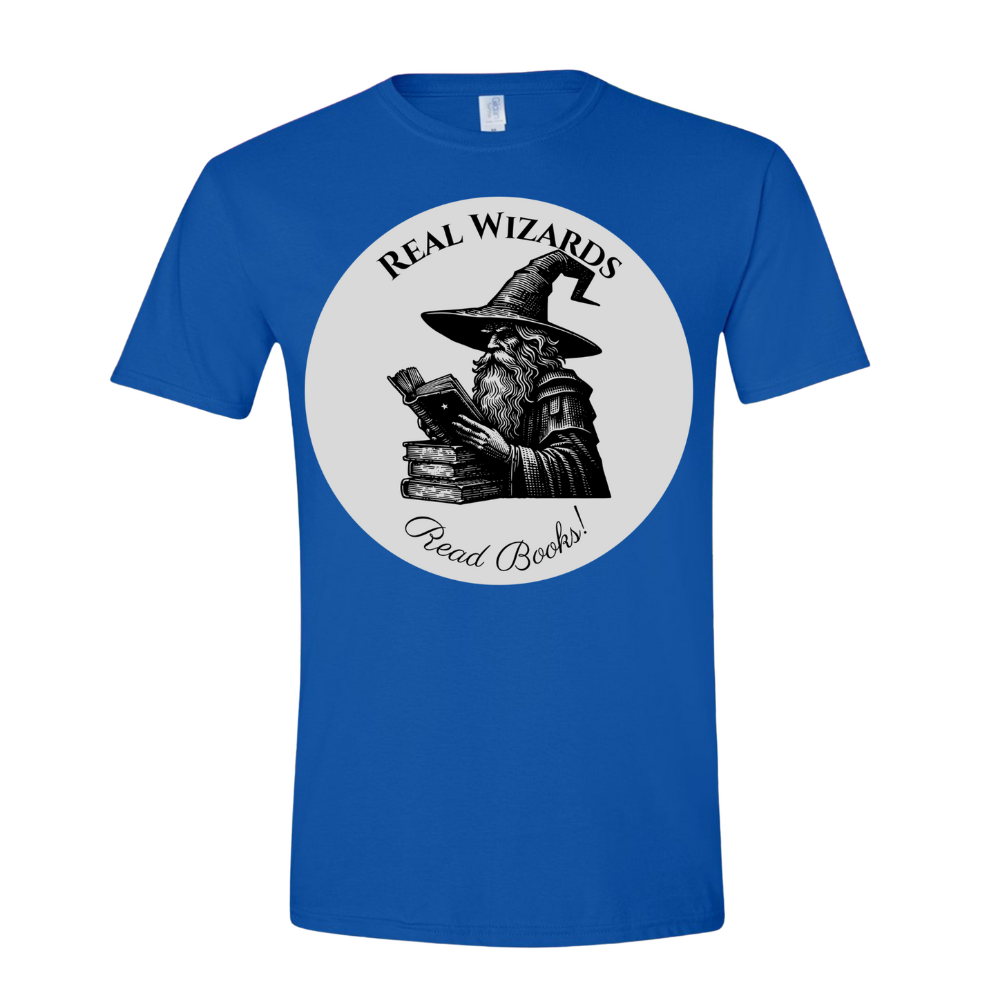Real Wizards Read Books V2 T-Shirt