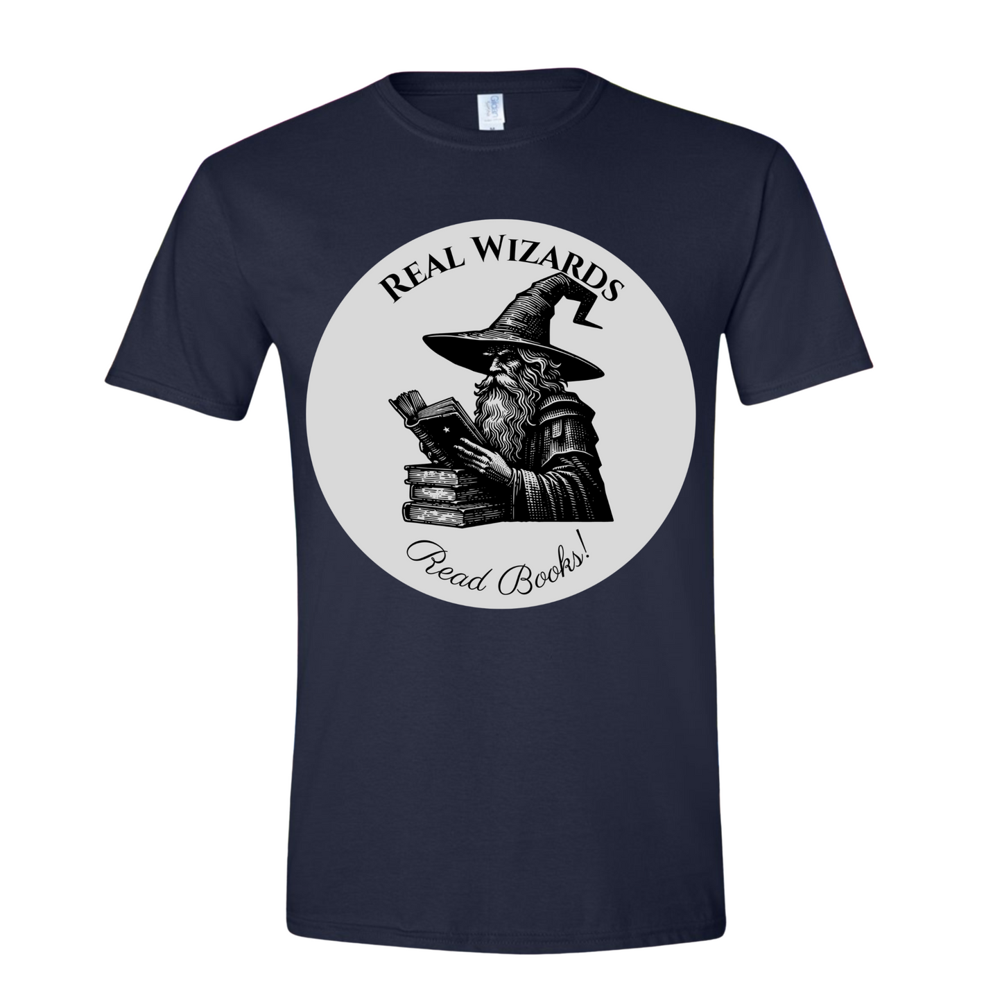 Real Wizards Read Books V2 T-Shirt