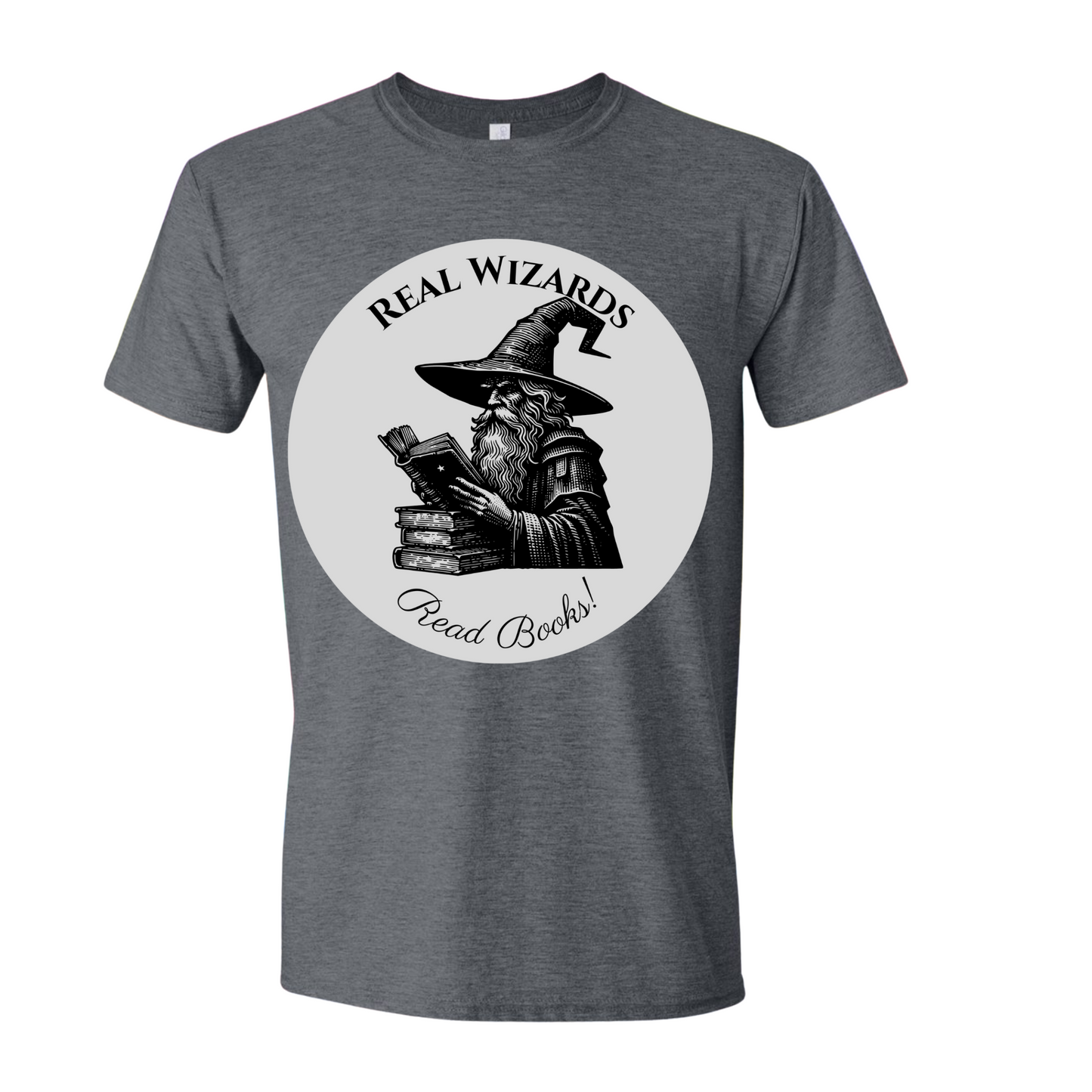 Real Wizards Read Books V2 T-Shirt