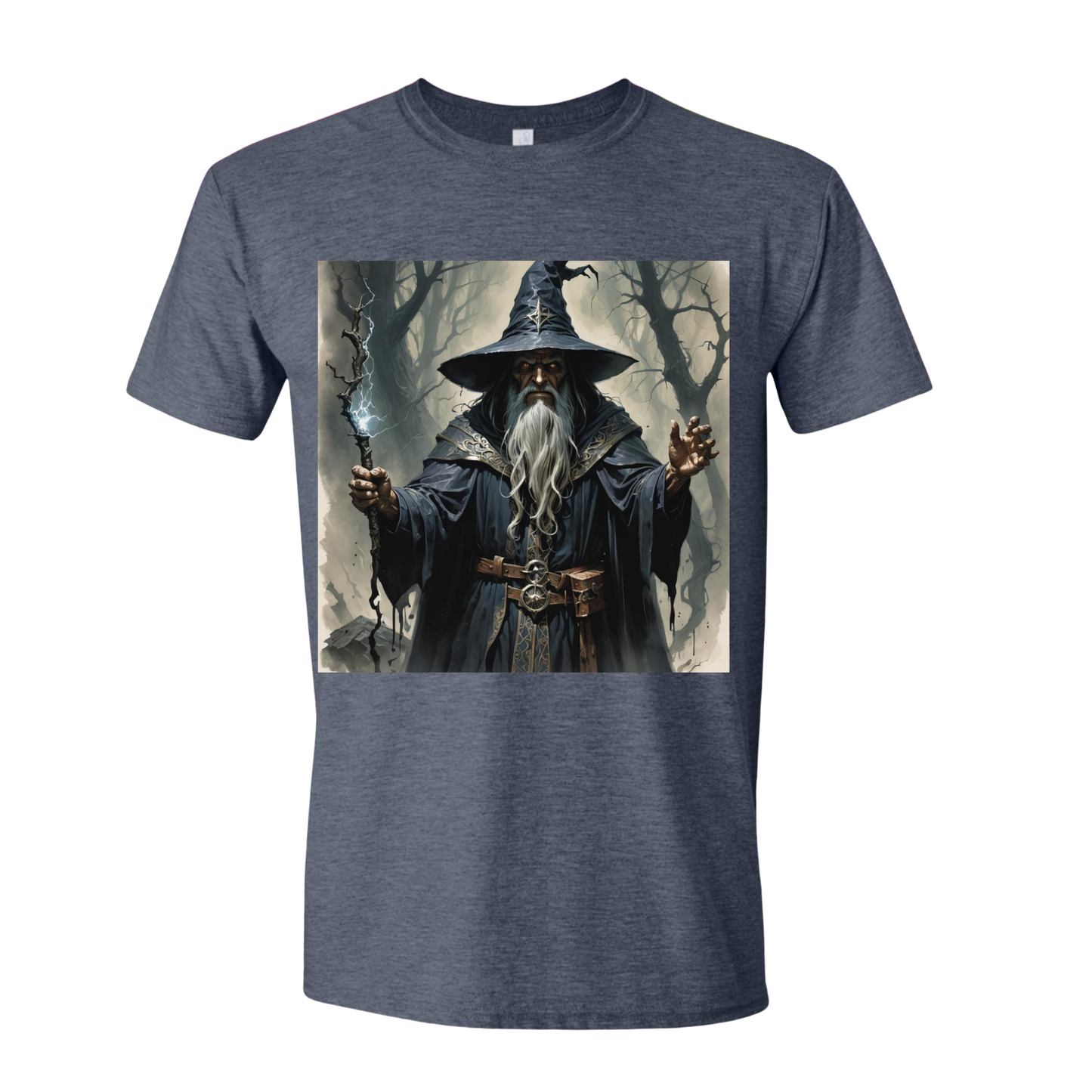 Mad Wizard's Fury: Arcane Lightning T-Shirt