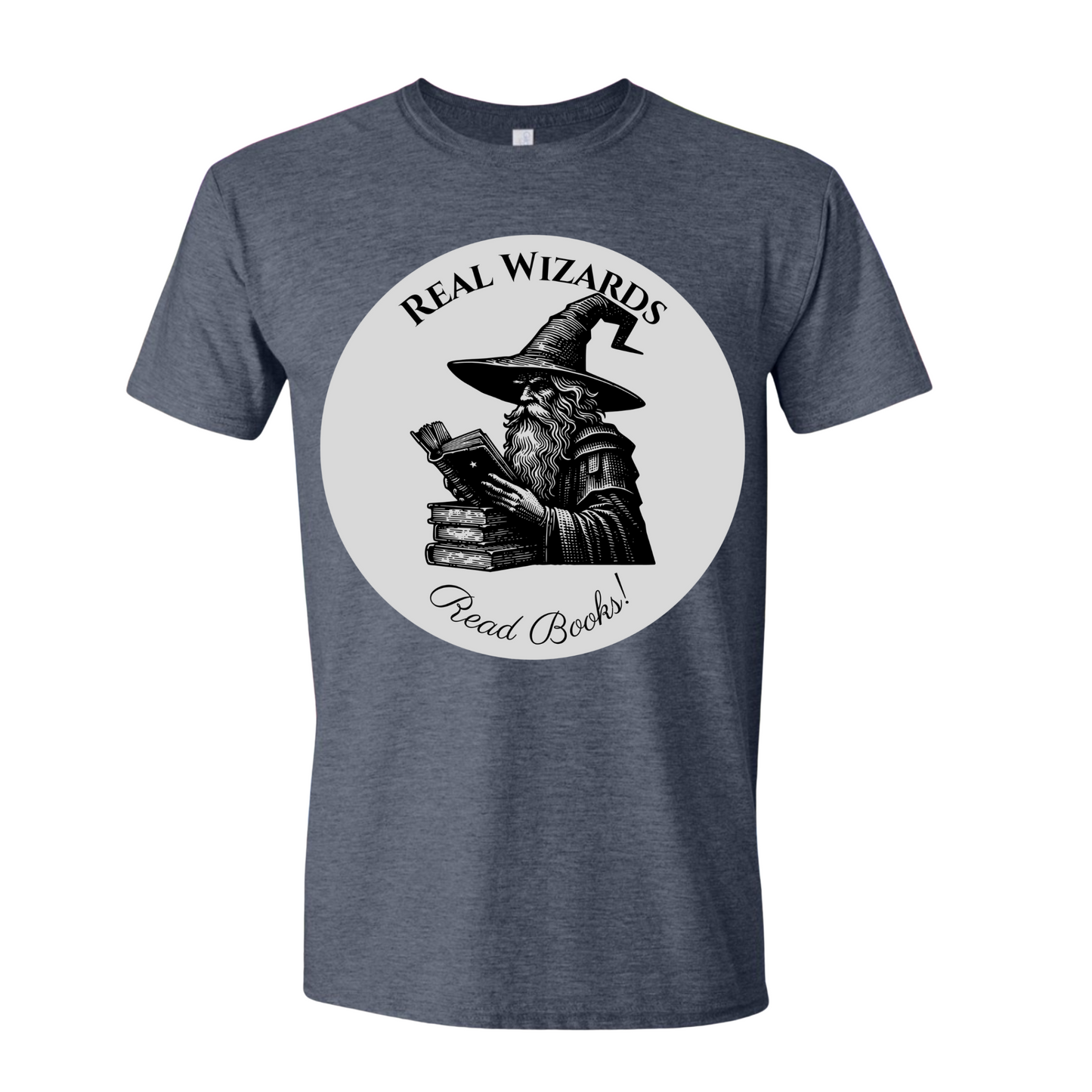 Real Wizards Read Books V2 T-Shirt