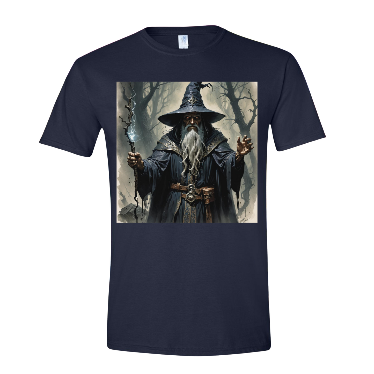 Mad Wizard's Fury: Arcane Lightning T-Shirt