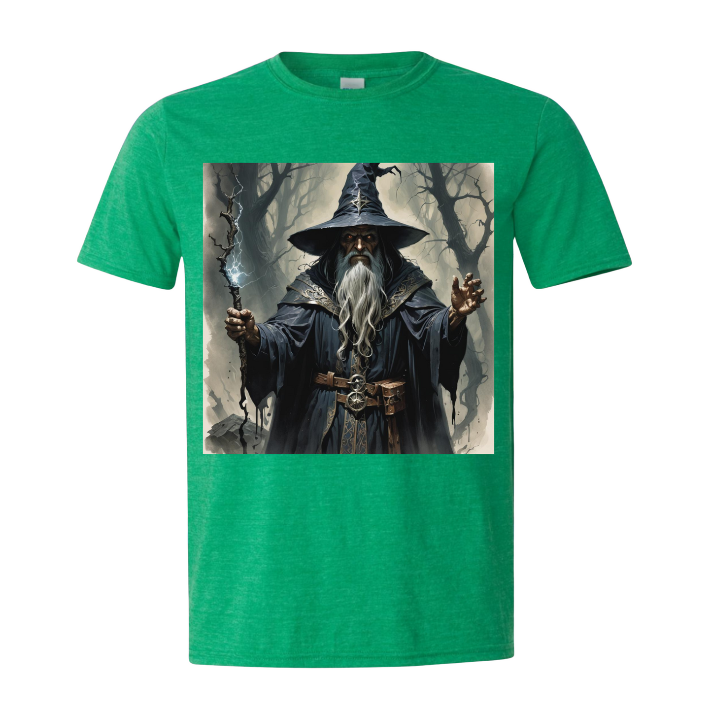 Mad Wizard's Fury: Arcane Lightning T-Shirt