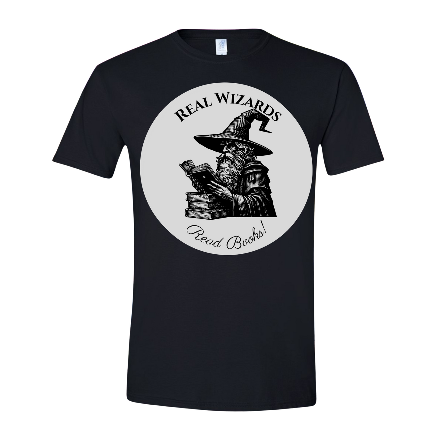 Real Wizards Read Books V2 T-Shirt