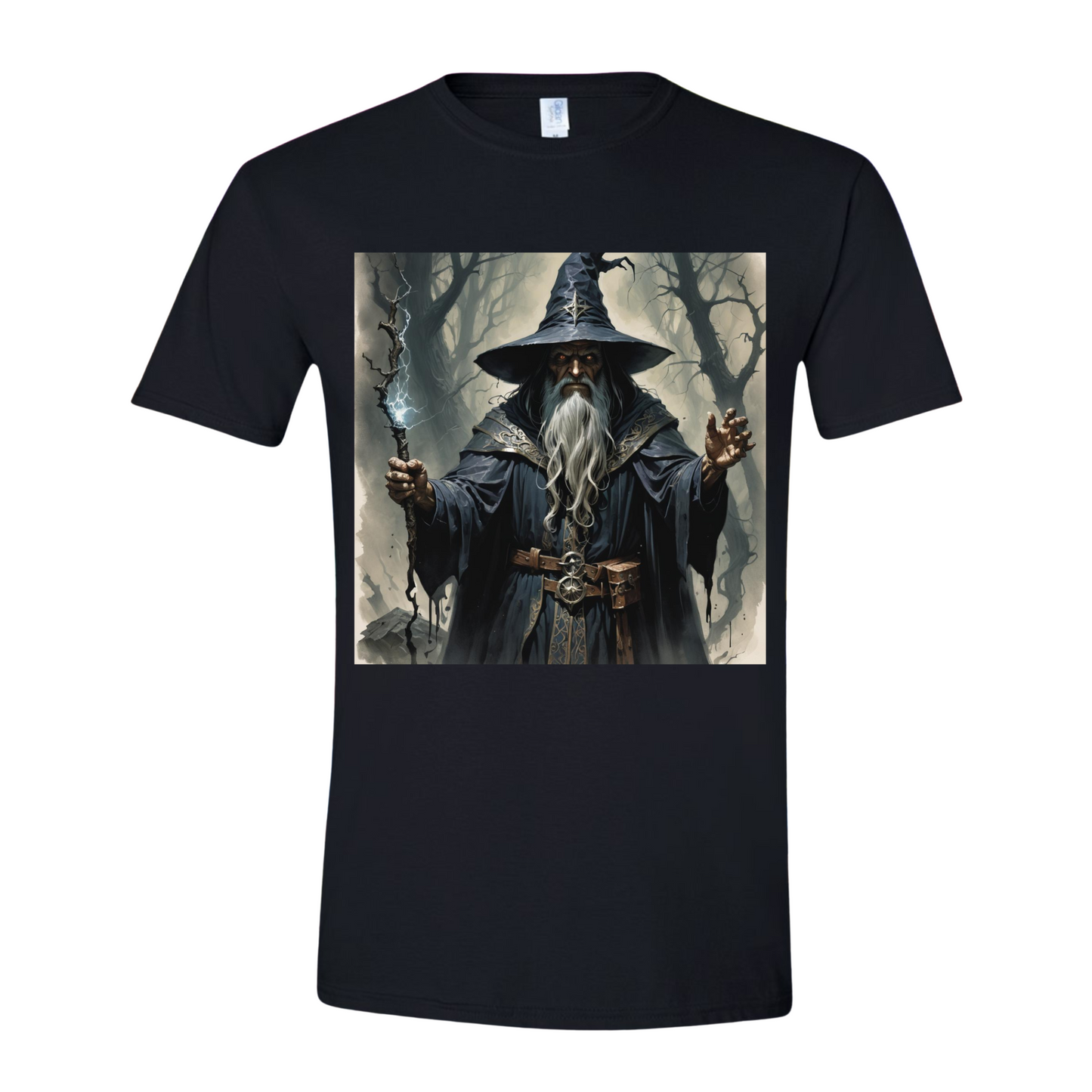 Mad Wizard's Fury: Arcane Lightning T-Shirt
