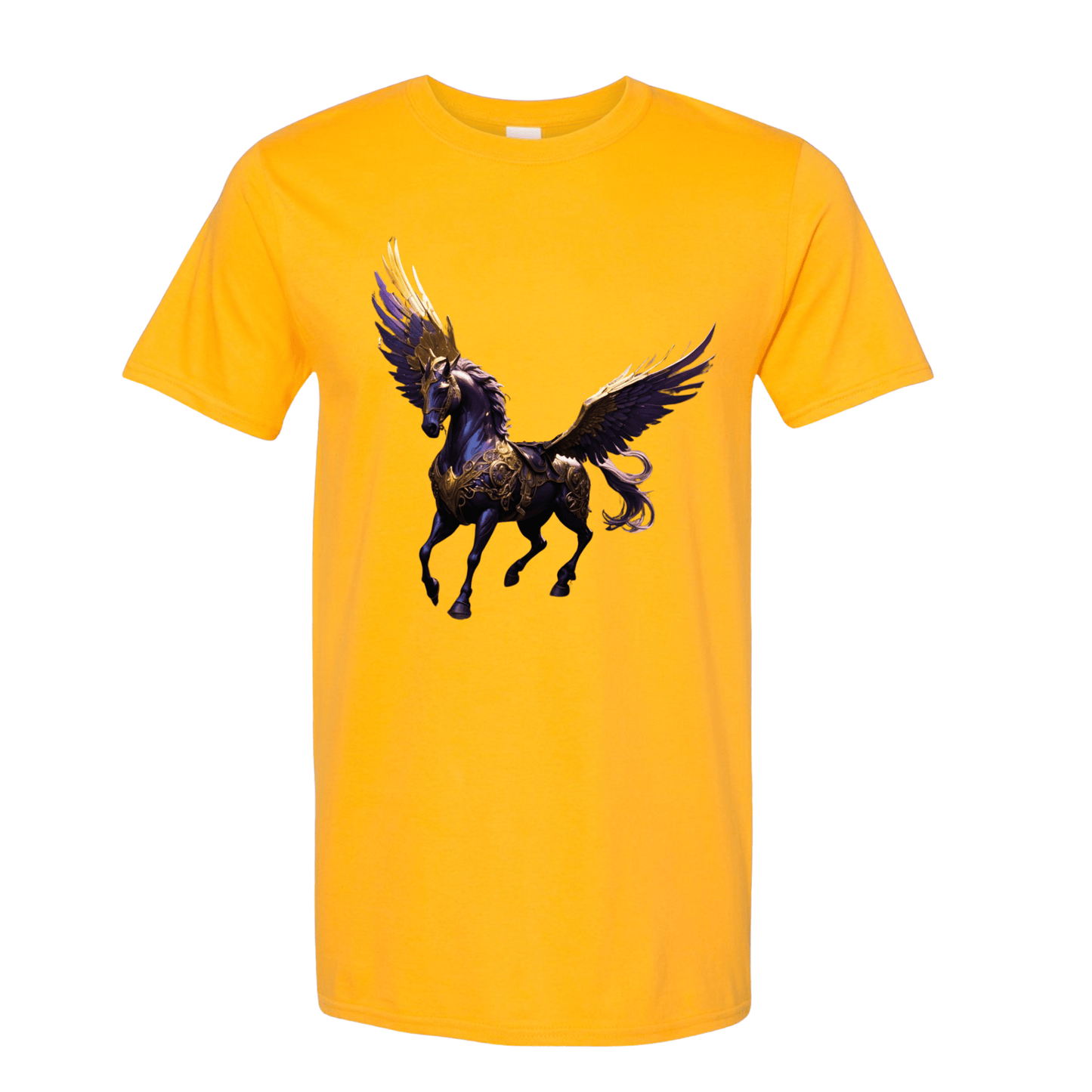 T-Shirt Gold / S Amethyst Pegasus T-Shirt Amethyst Pegasus T-Shirt
