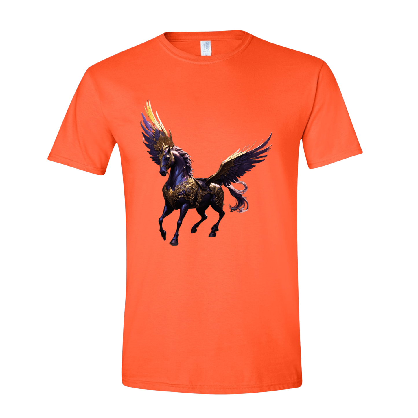T-Shirt Orange / S Amethyst Pegasus T-Shirt Amethyst Pegasus T-Shirt
