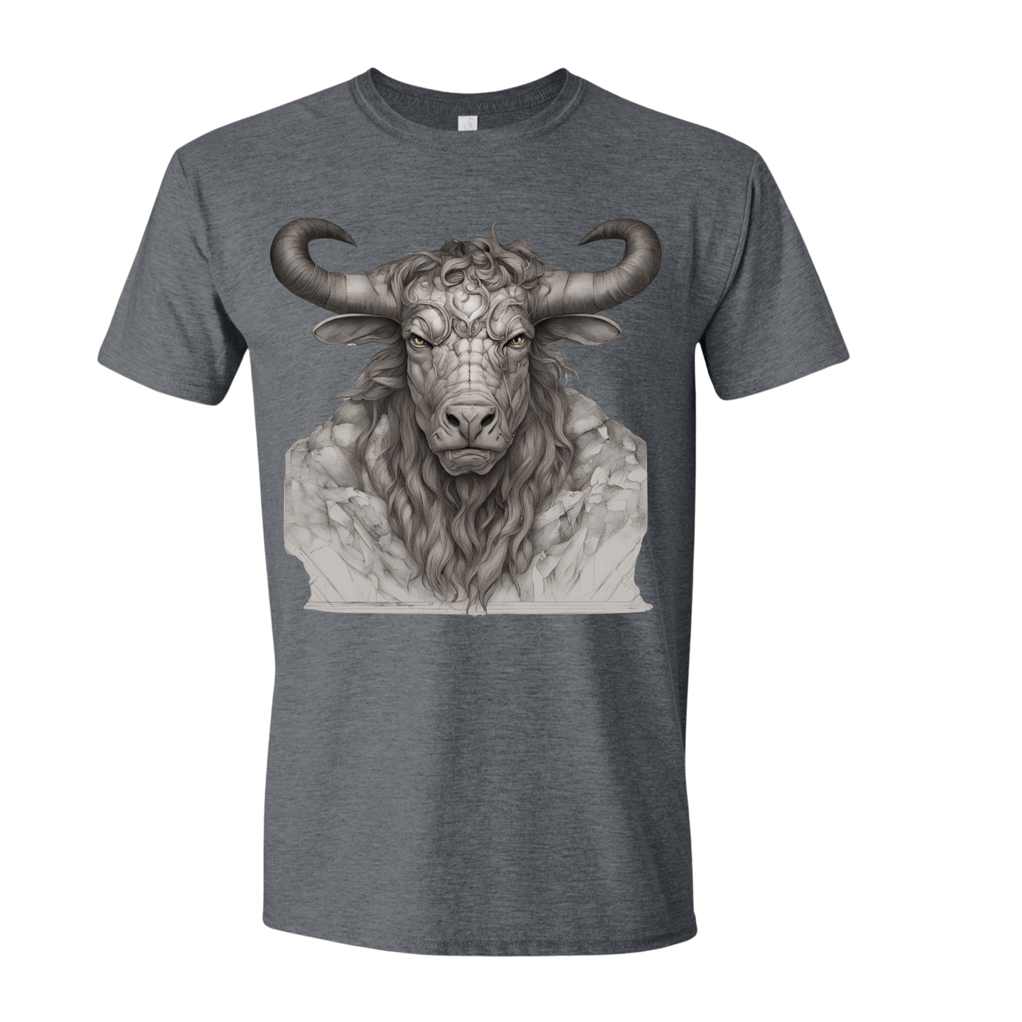 T-Shirt Dark Heather / S Bust of the Minotaur T-Shirt Bust of the Minotaur T-Shirt