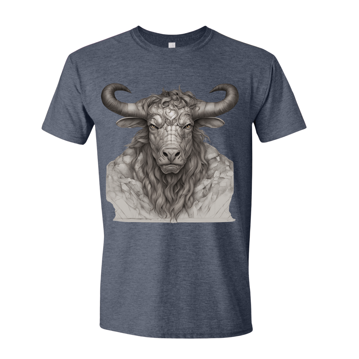 T-Shirt Heather Navy / S Bust of the Minotaur T-Shirt Bust of the Minotaur T-Shirt