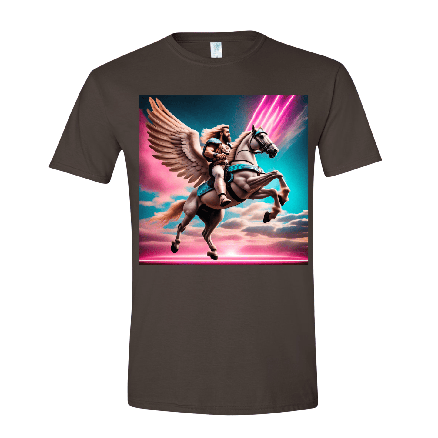 T-Shirt Dark Chocolate / S Celestial Ride Pegasus T-Shirt Celestial Ride Pegasus T-Shirt