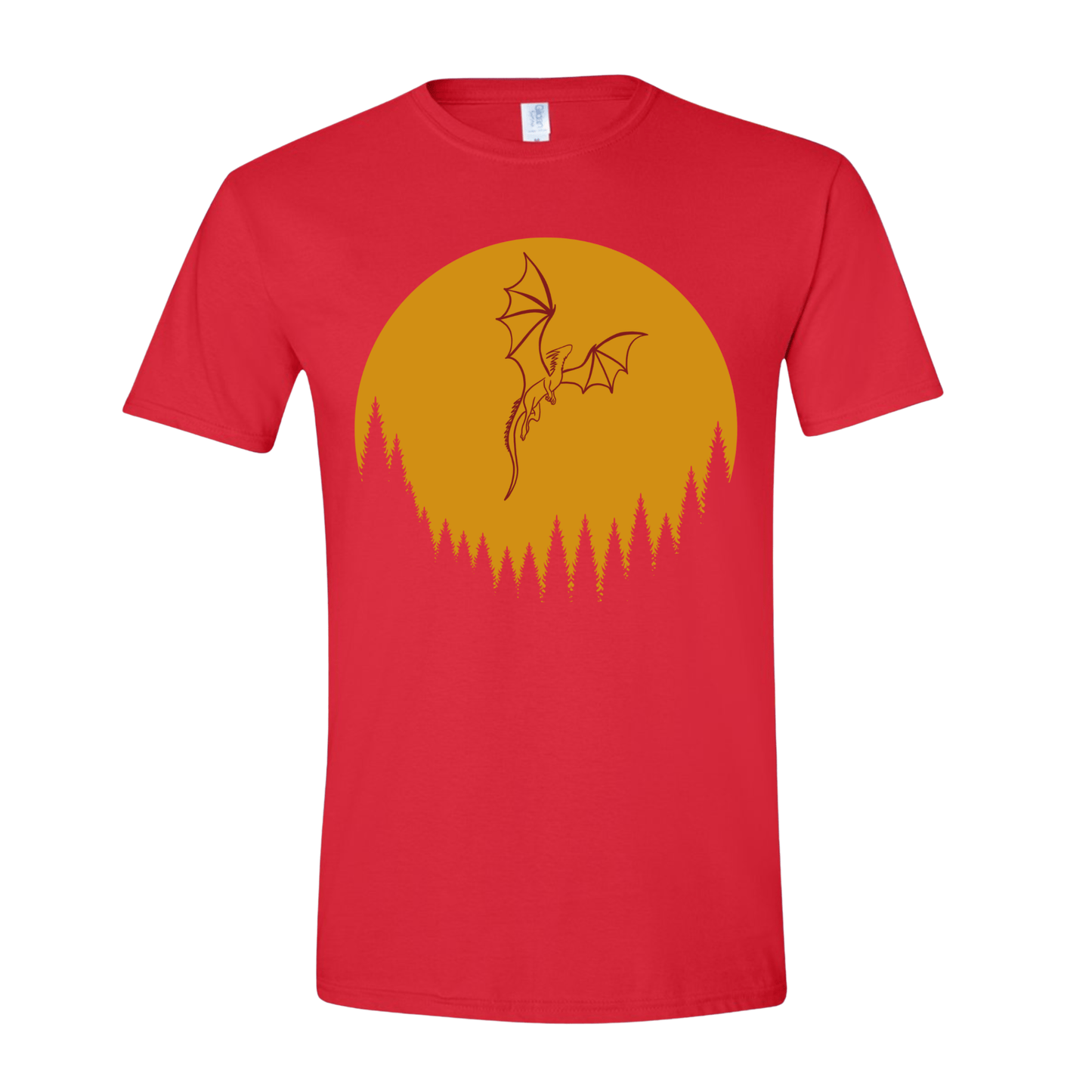 T-Shirt Dragon Over Forest: Legendary Flight T-Shirt Dragon Over Forest: Legendary Flight T-Shirt