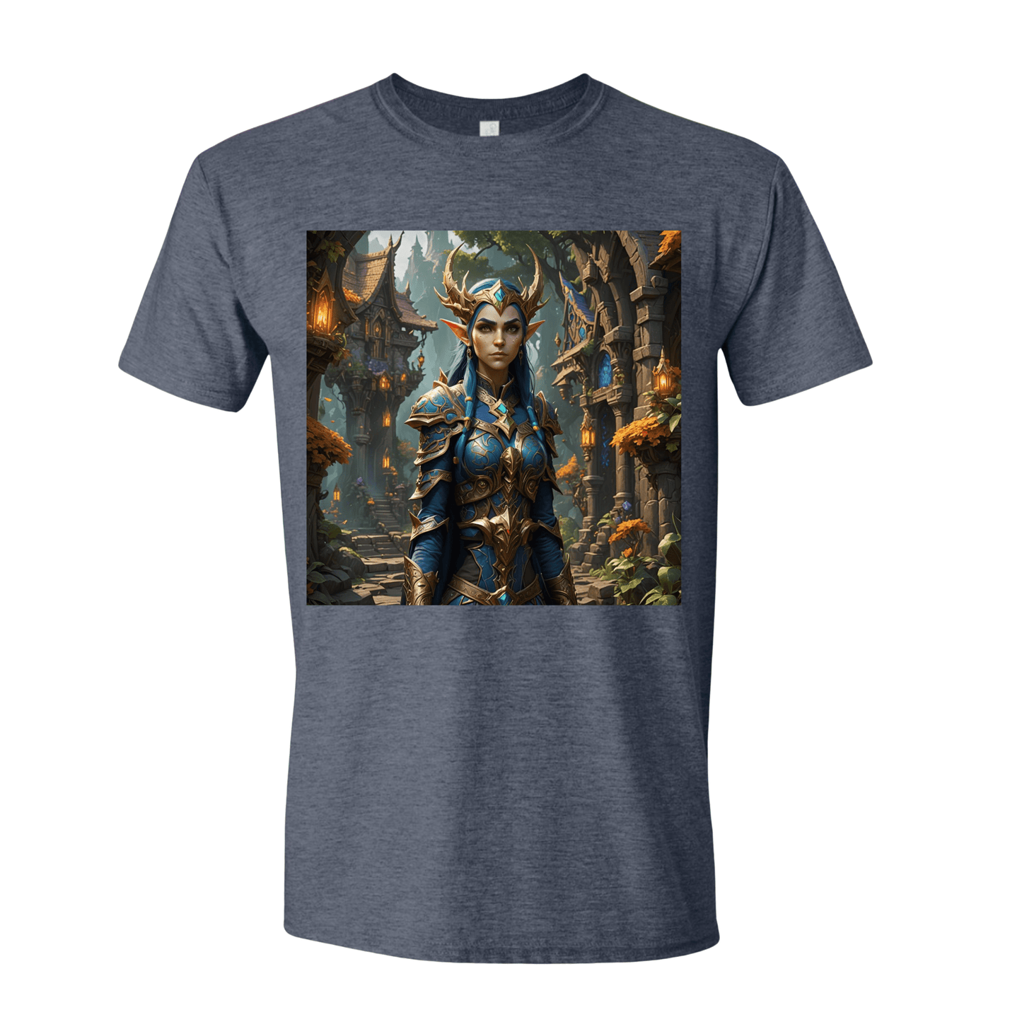 T-Shirt Heather Navy / S Elven Majesty T-Shirt Elven Majesty T-Shirt