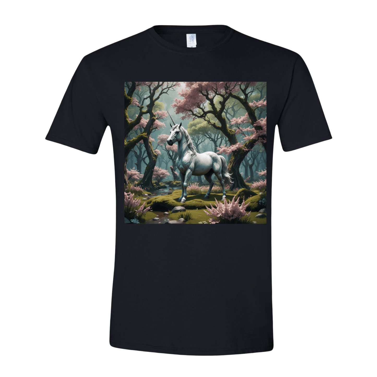 T-Shirt Black / S Enchanted Unicorn Spring T-Shirt Enchanted Unicorn Spring T-Shirt