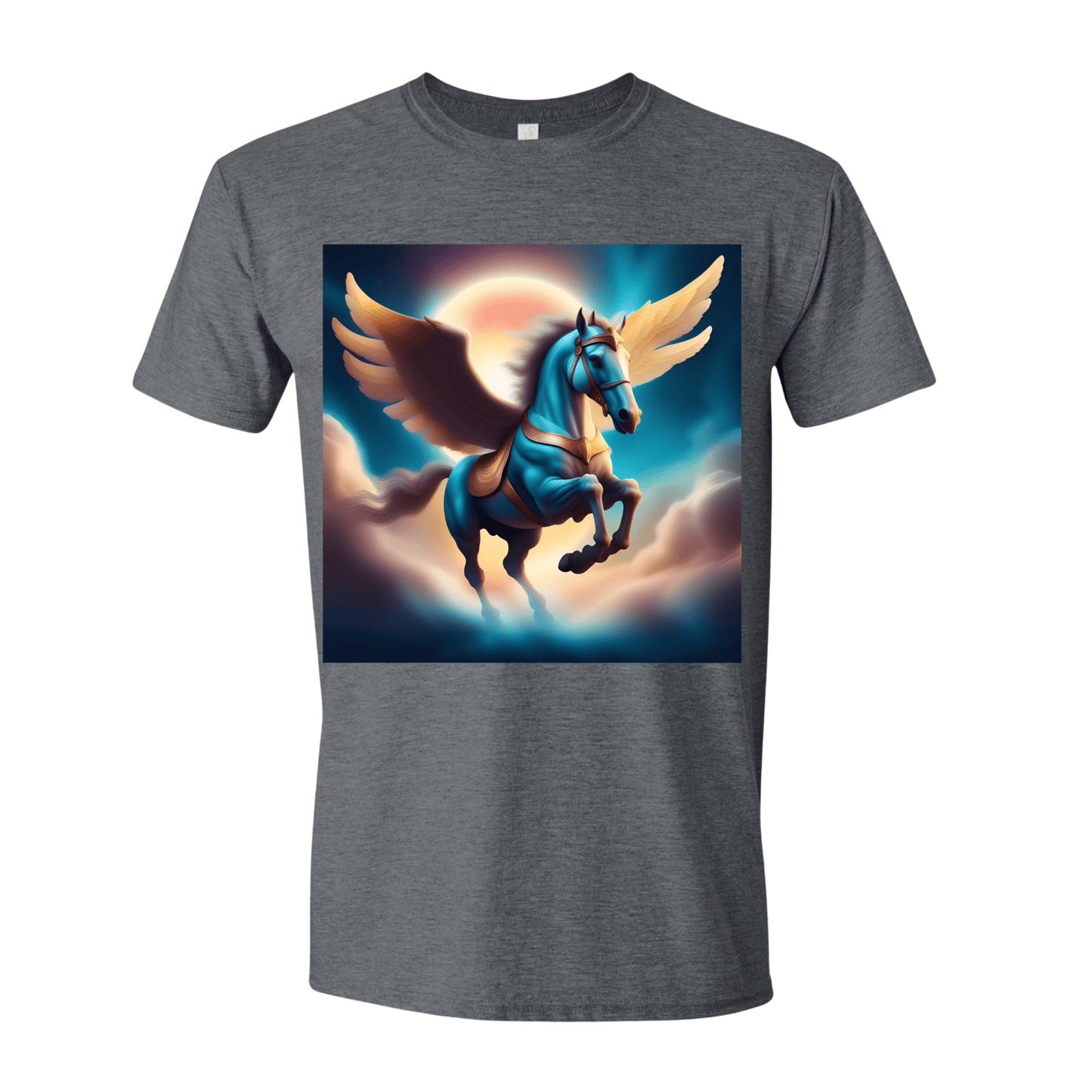 T-Shirt Dark Heather / S Flight of Pegasus T-Shirt Flight of Pegasus T-Shirt
