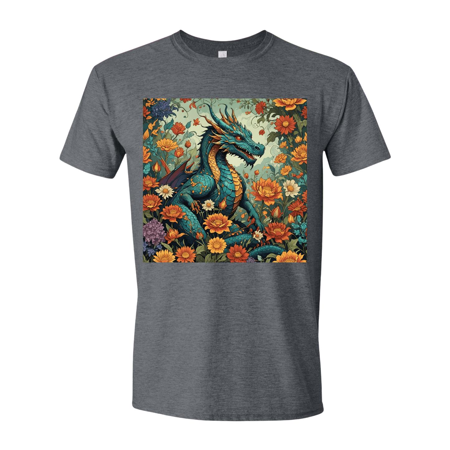T-Shirt Floral Dragon Dream T-Shirt Floral Dragon Dream T-Shirt