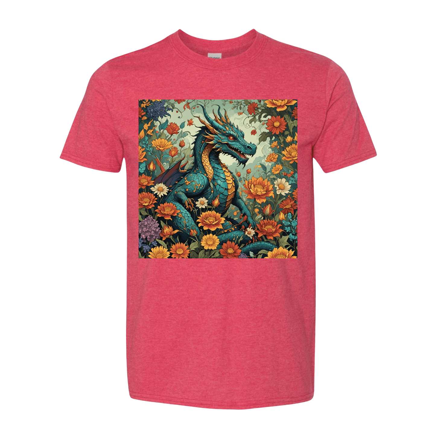 T-Shirt Floral Dragon Dream T-Shirt Floral Dragon Dream T-Shirt