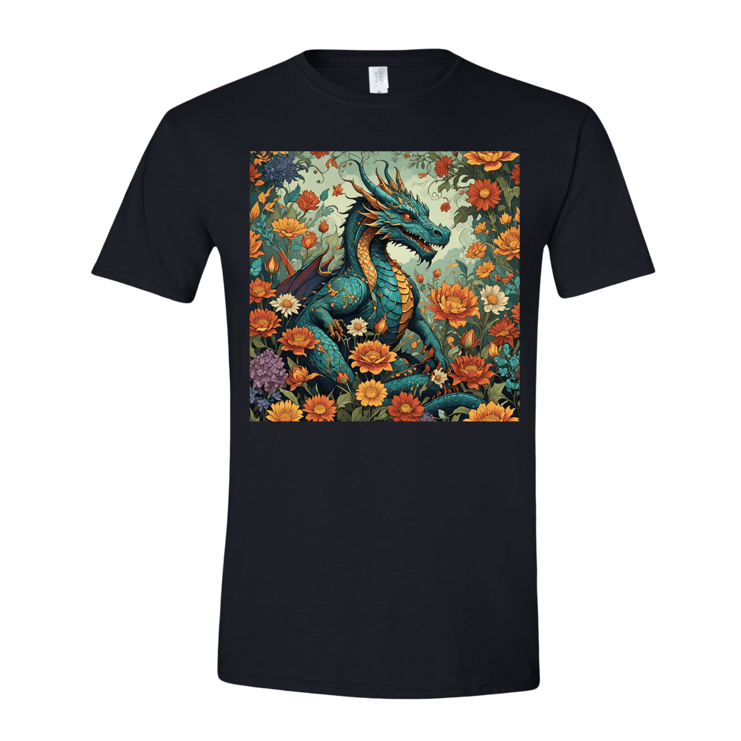 T-Shirt Floral Dragon Dream T-Shirt Floral Dragon Dream T-Shirt