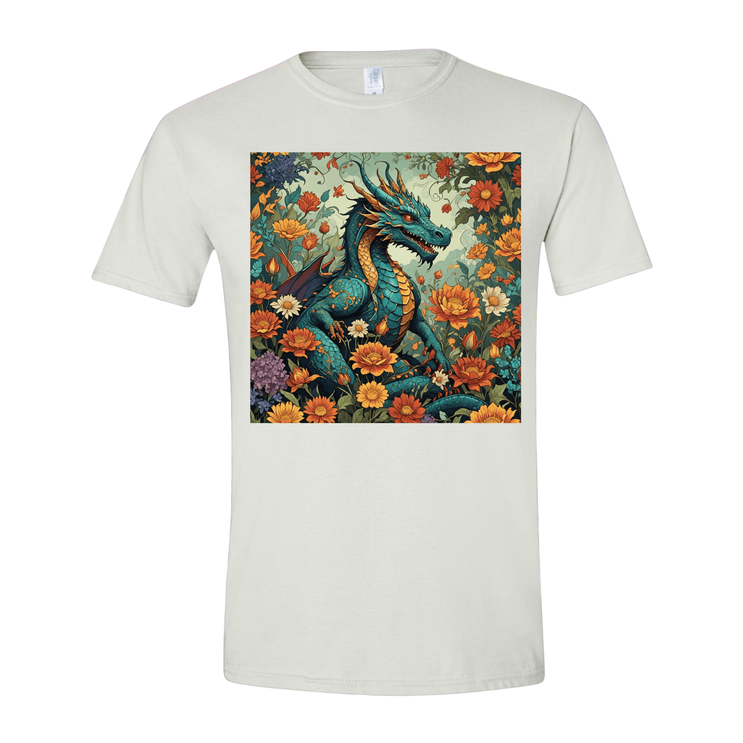 T-Shirt Floral Dragon Dream T-Shirt Floral Dragon Dream T-Shirt