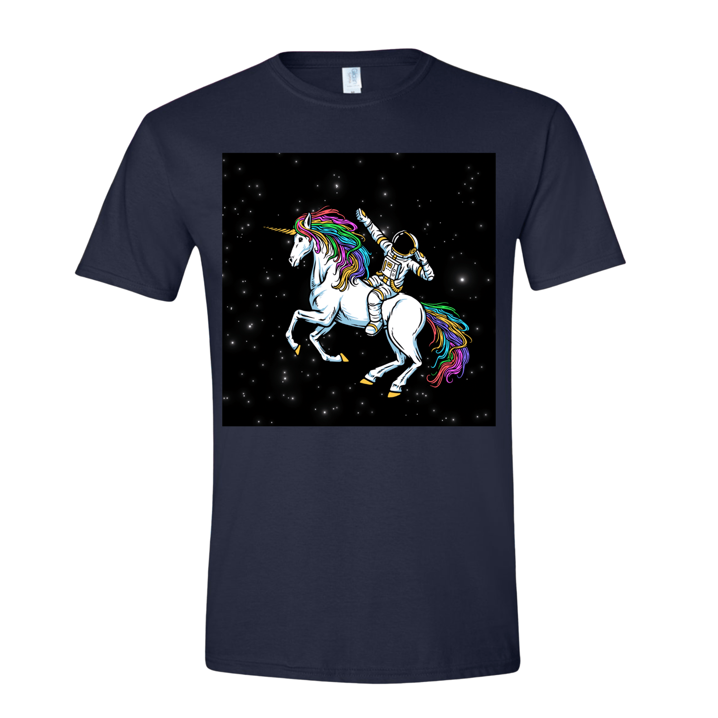 T-Shirt Navy / S Galactic Unicorn Rider T-Shirt Galactic Unicorn Rider T-Shirt