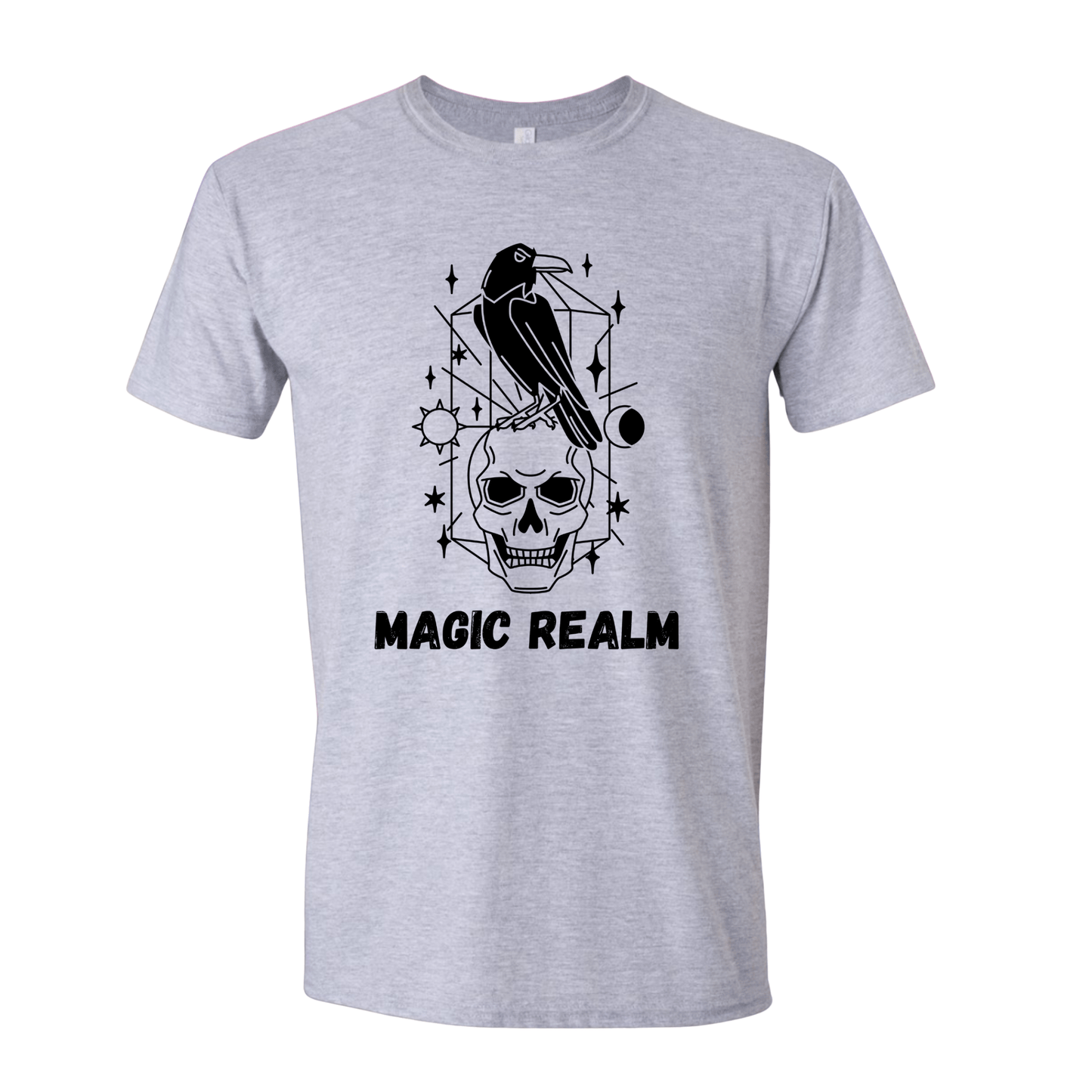 T-Shirt Sport Grey / S Magic Realm Raven T-Shirt Magic Realm Raven T-Shirt