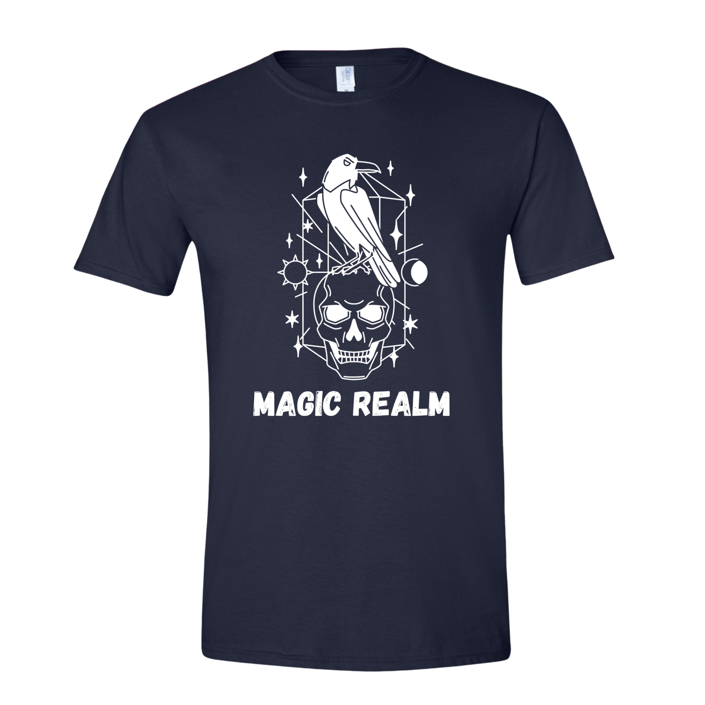 T-Shirt Navy / S Magic Realm Raven T-Shirt Magic Realm Raven T-Shirt