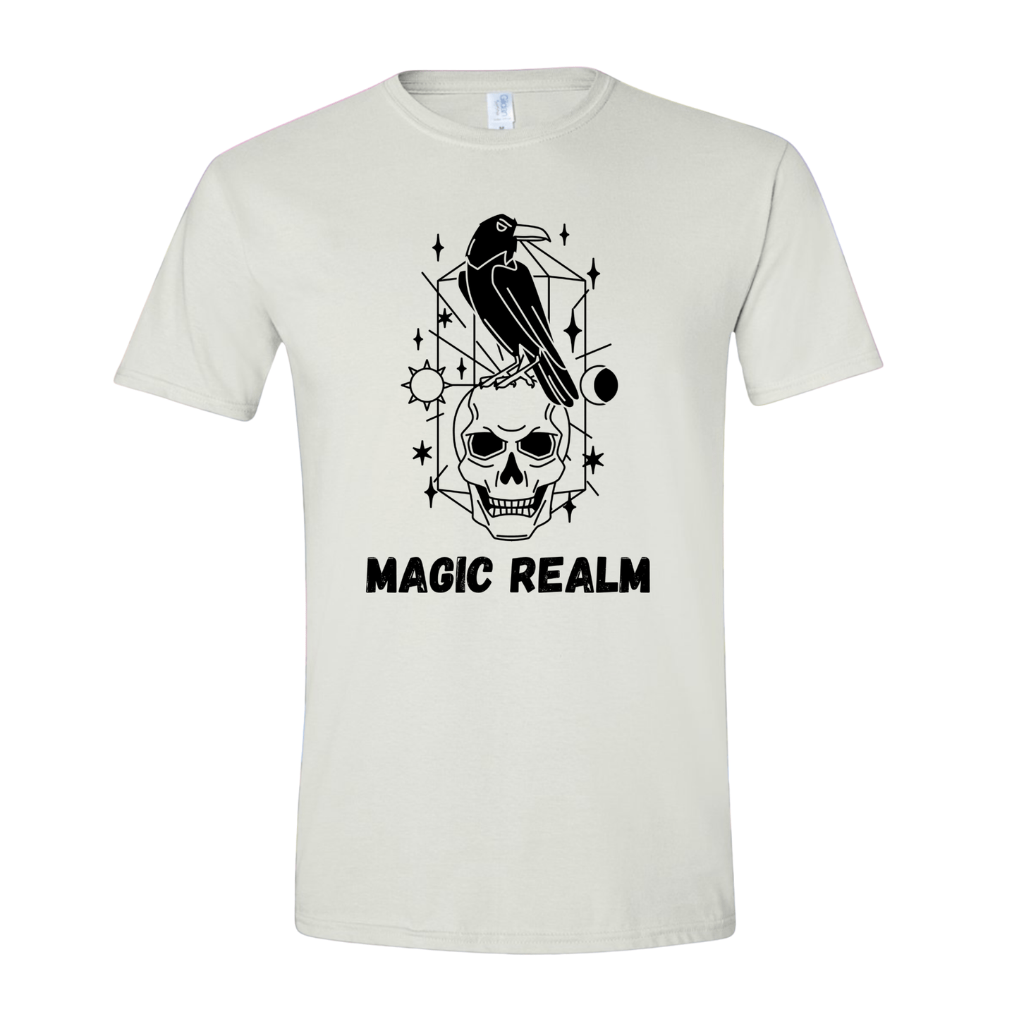 T-Shirt White / S Magic Realm Raven T-Shirt Magic Realm Raven T-Shirt