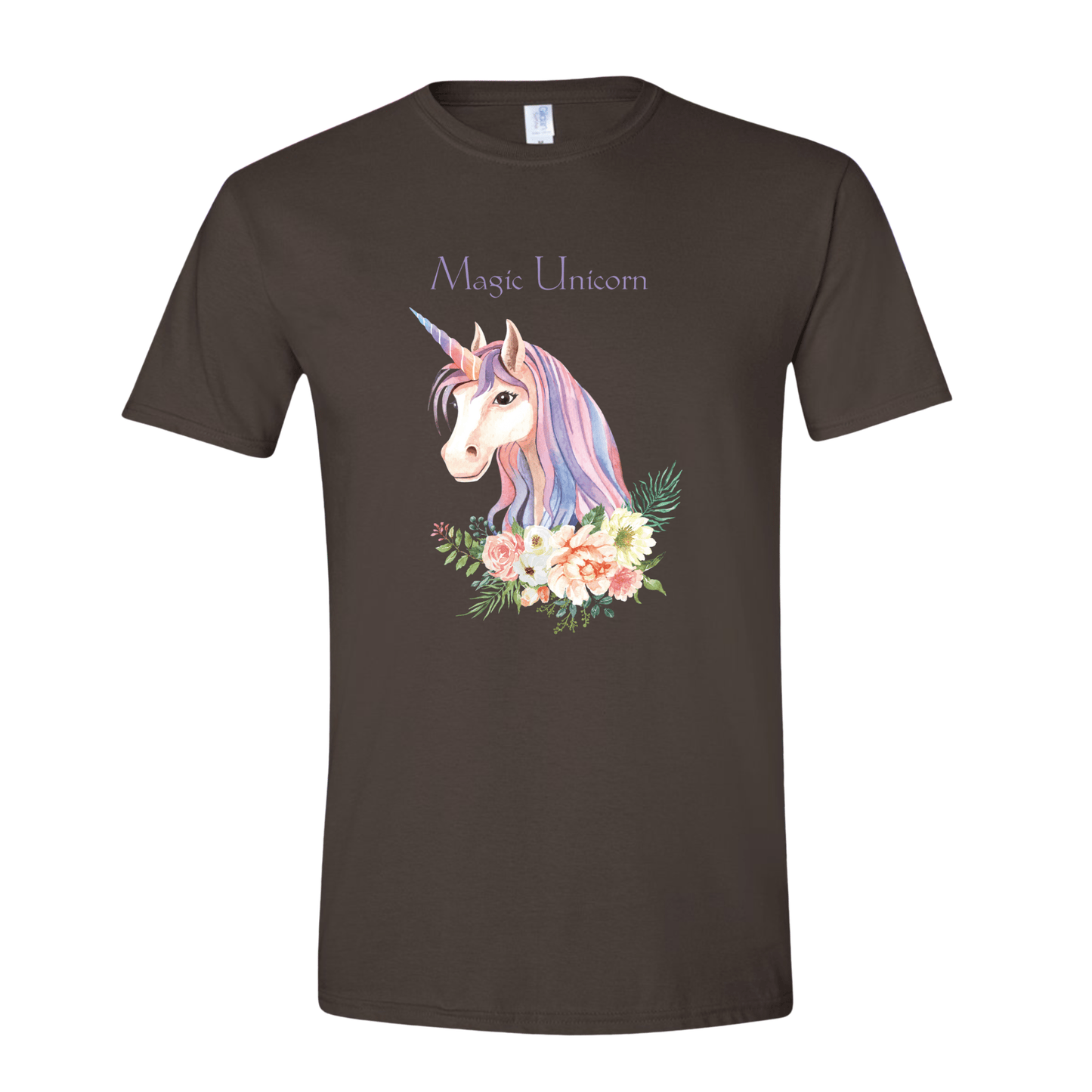 T-Shirt Dark Chocolate / S Magic Unicorn T-Shirt Magic Unicorn T-Shirt