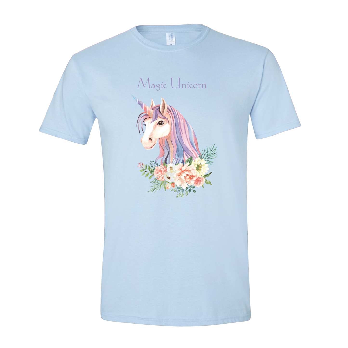T-Shirt Light Blue / S Magic Unicorn T-Shirt Magic Unicorn T-Shirt