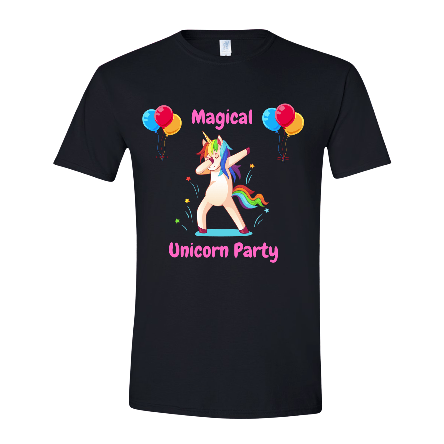 T-Shirt Black / S Magical Unicorn Party T-Shirt Magical Unicorn Party T-Shirt