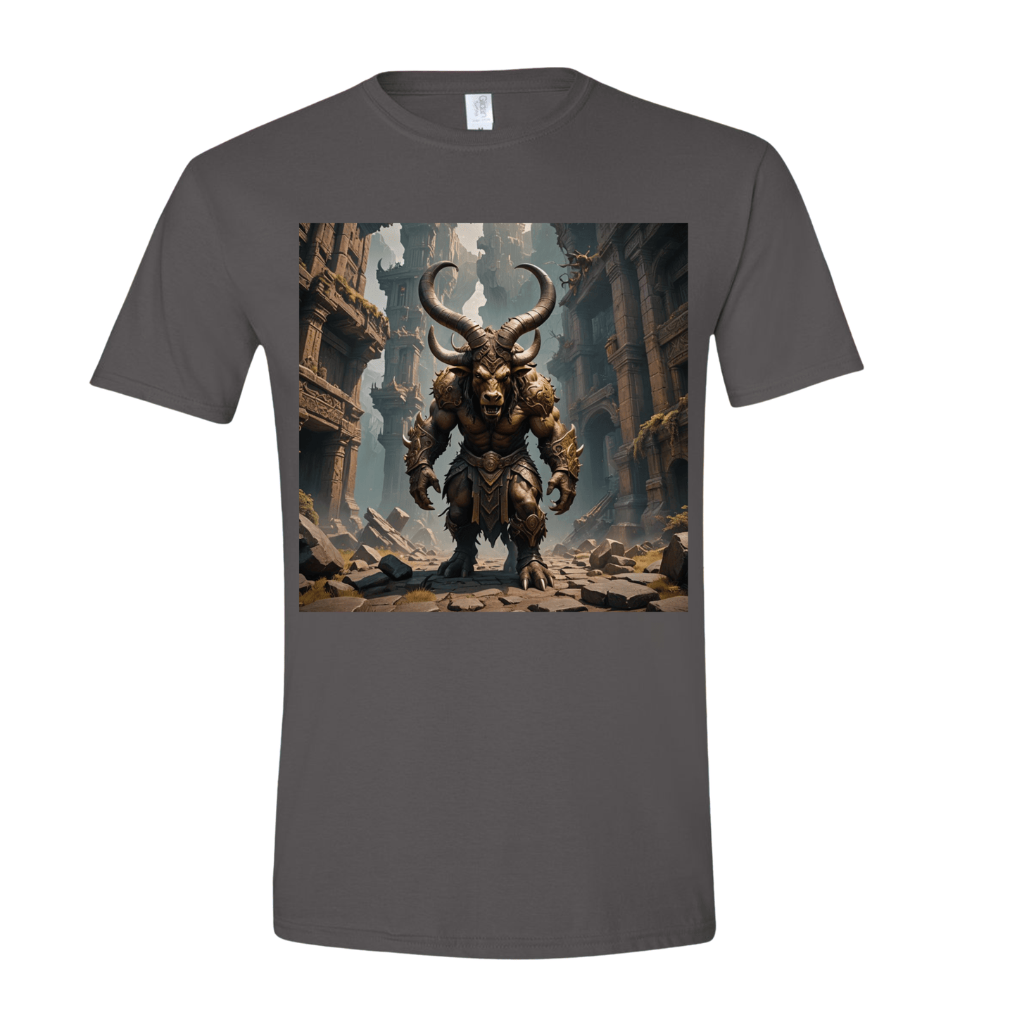 T-Shirt Charcoal / S Menacing Minotaur T-Shirt Menacing Minotaur T-Shirt