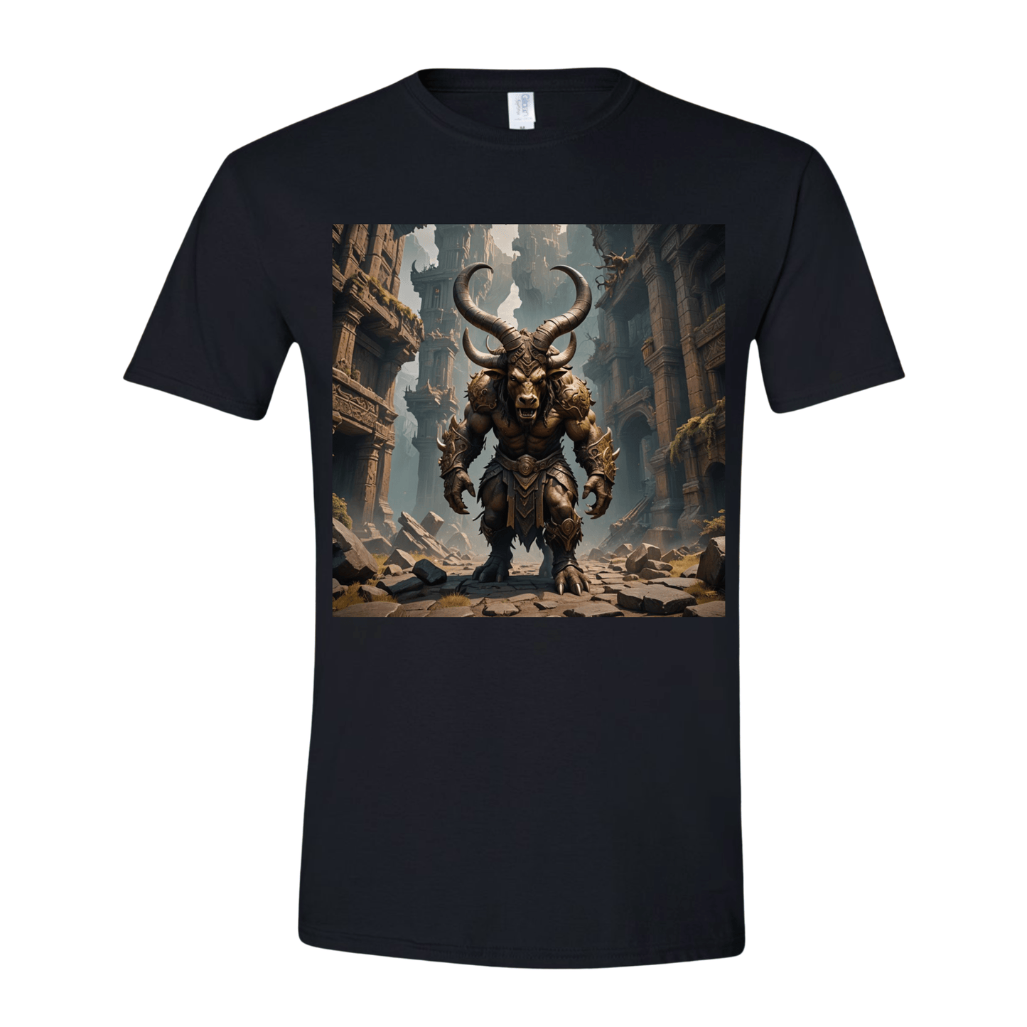 T-Shirt Black / S Menacing Minotaur T-Shirt Menacing Minotaur T-Shirt