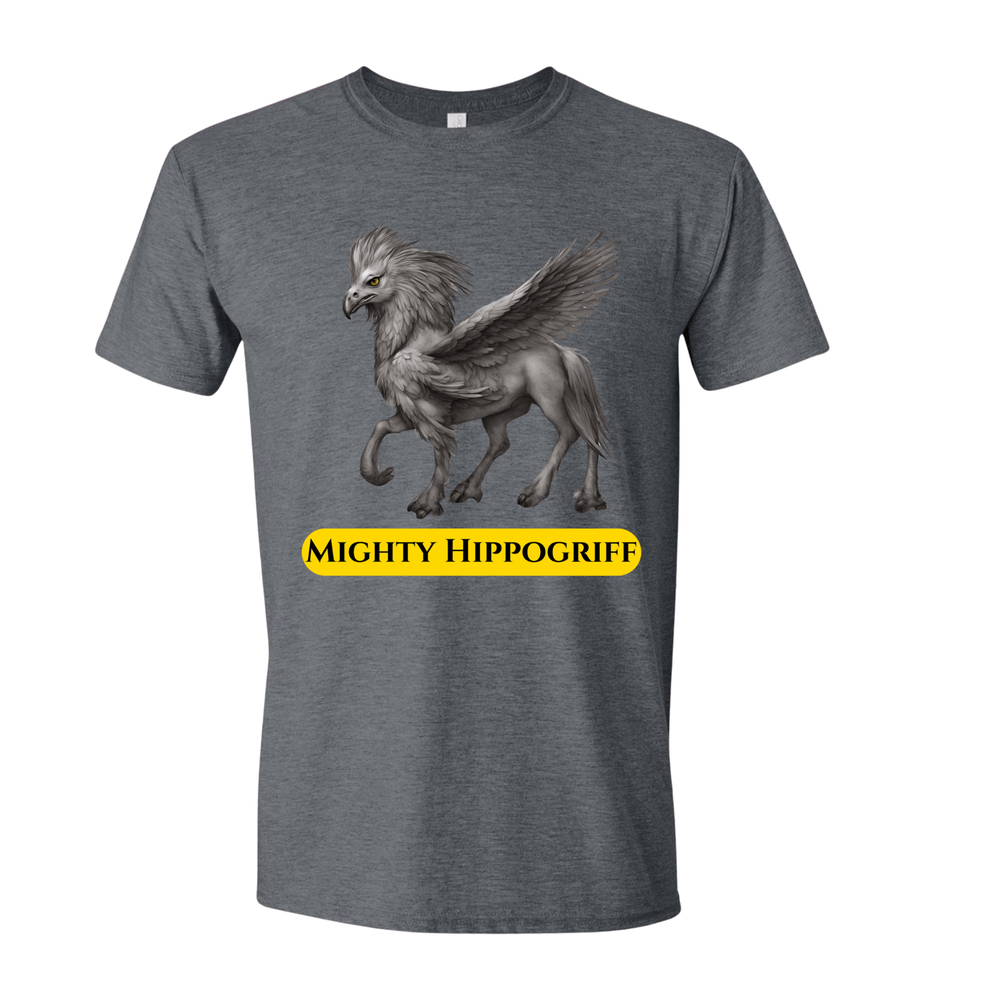 T-Shirt Dark Heather / S Mighty Hippogriff T-Shirt Mighty Hippogriff T-Shirt
