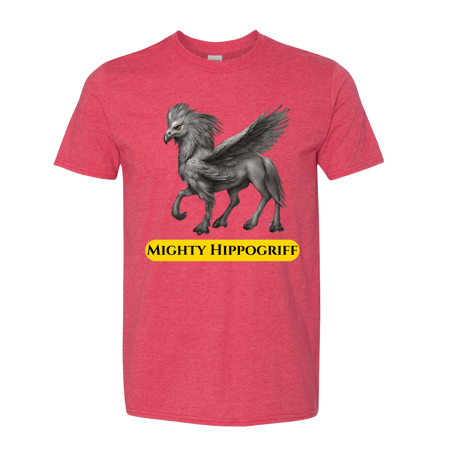 T-Shirt Heather Red / S Mighty Hippogriff T-Shirt Mighty Hippogriff T-Shirt