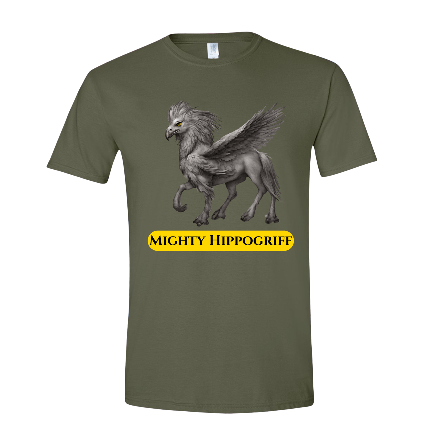 T-Shirt Military Green / S Mighty Hippogriff T-Shirt Mighty Hippogriff T-Shirt