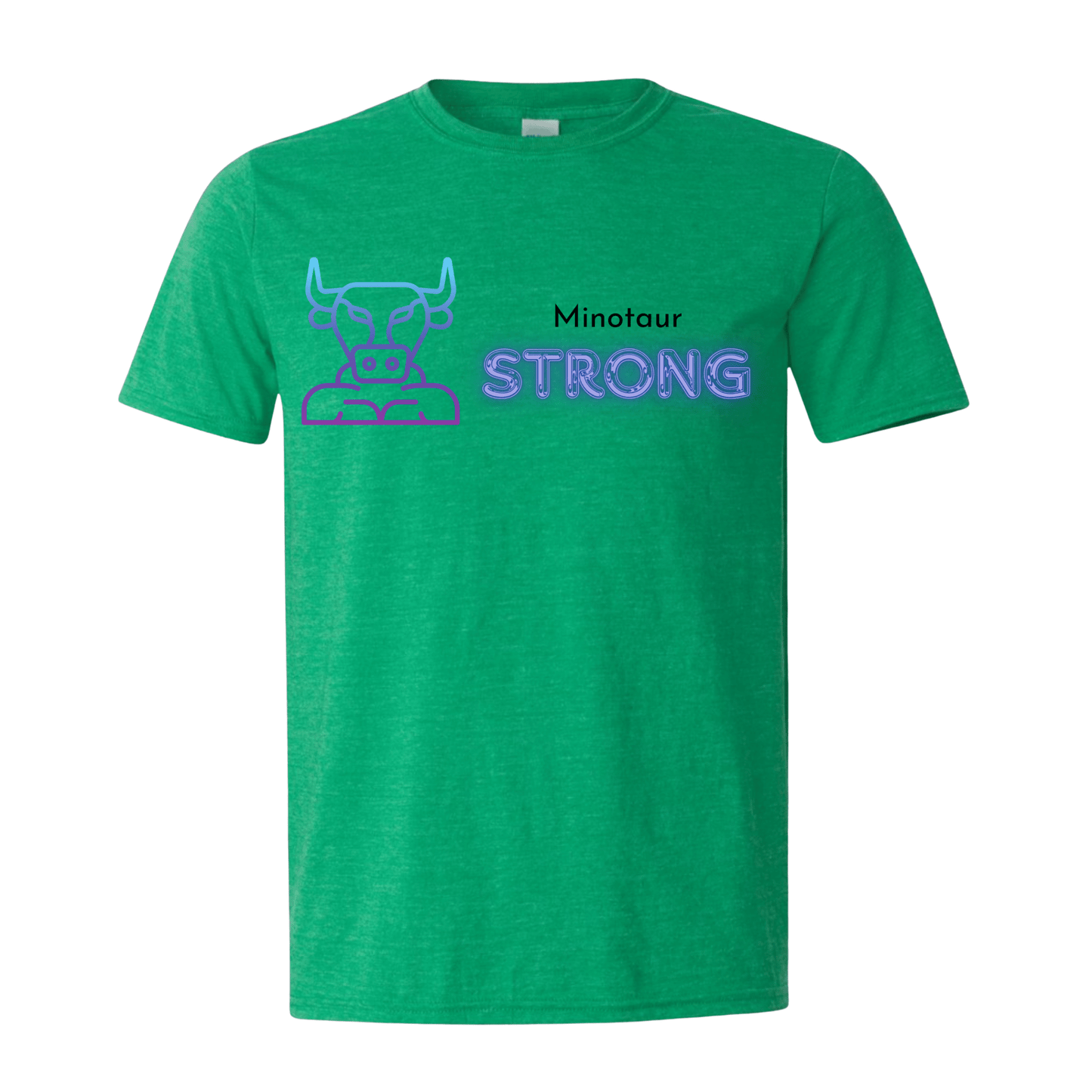 T-Shirt Heather Irish Green / S Minotaur Strong T-Shirt Minotaur Strong T-Shirt