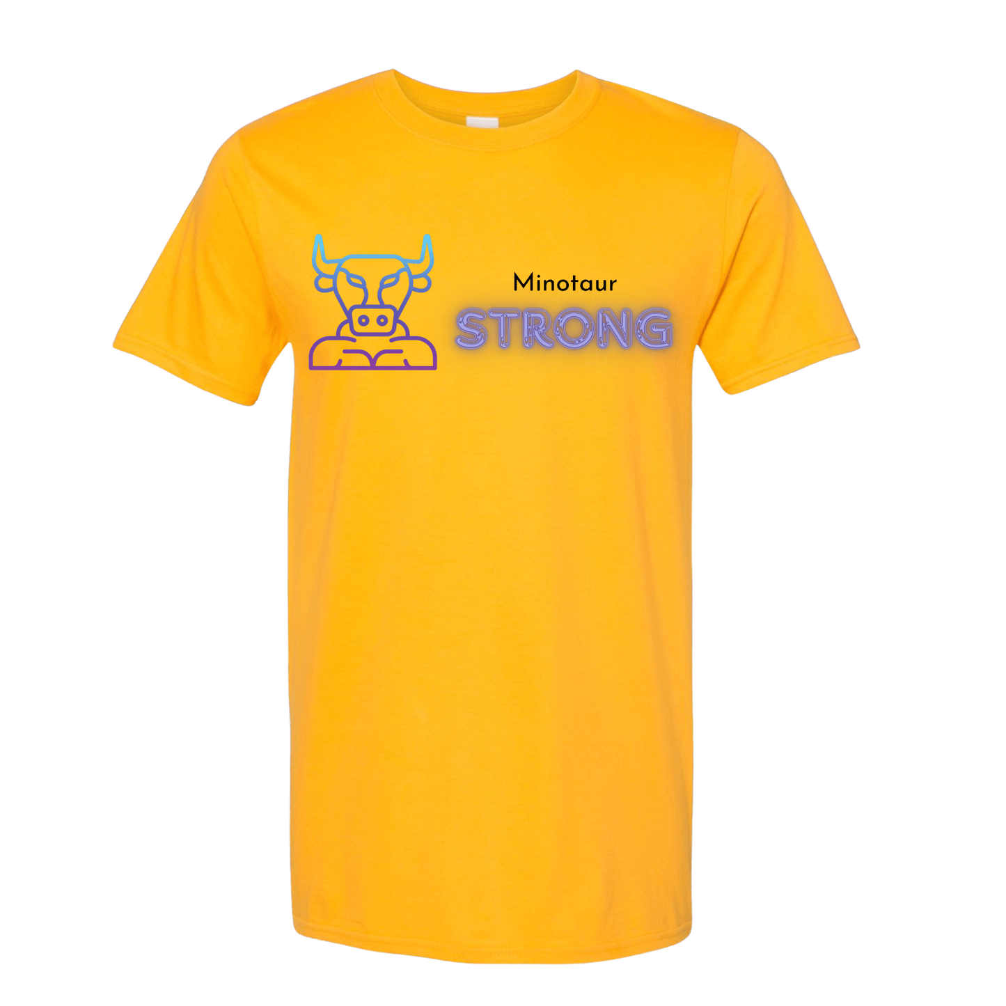 T-Shirt Gold / S Minotaur Strong T-Shirt Minotaur Strong T-Shirt