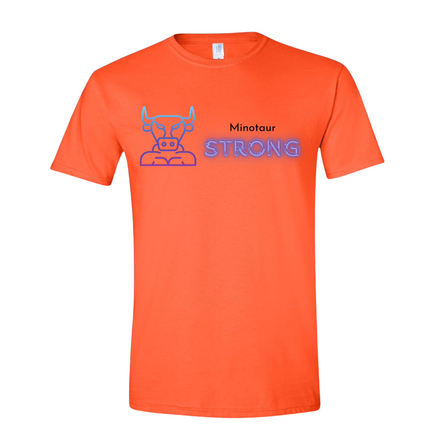 T-Shirt Orange / S Minotaur Strong T-Shirt Minotaur Strong T-Shirt