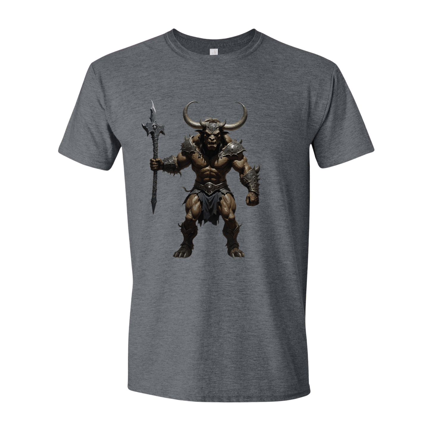 T-Shirt Dark Heather / S Minotaur Warrior T-Shirt Minotaur Warrior T-Shirt