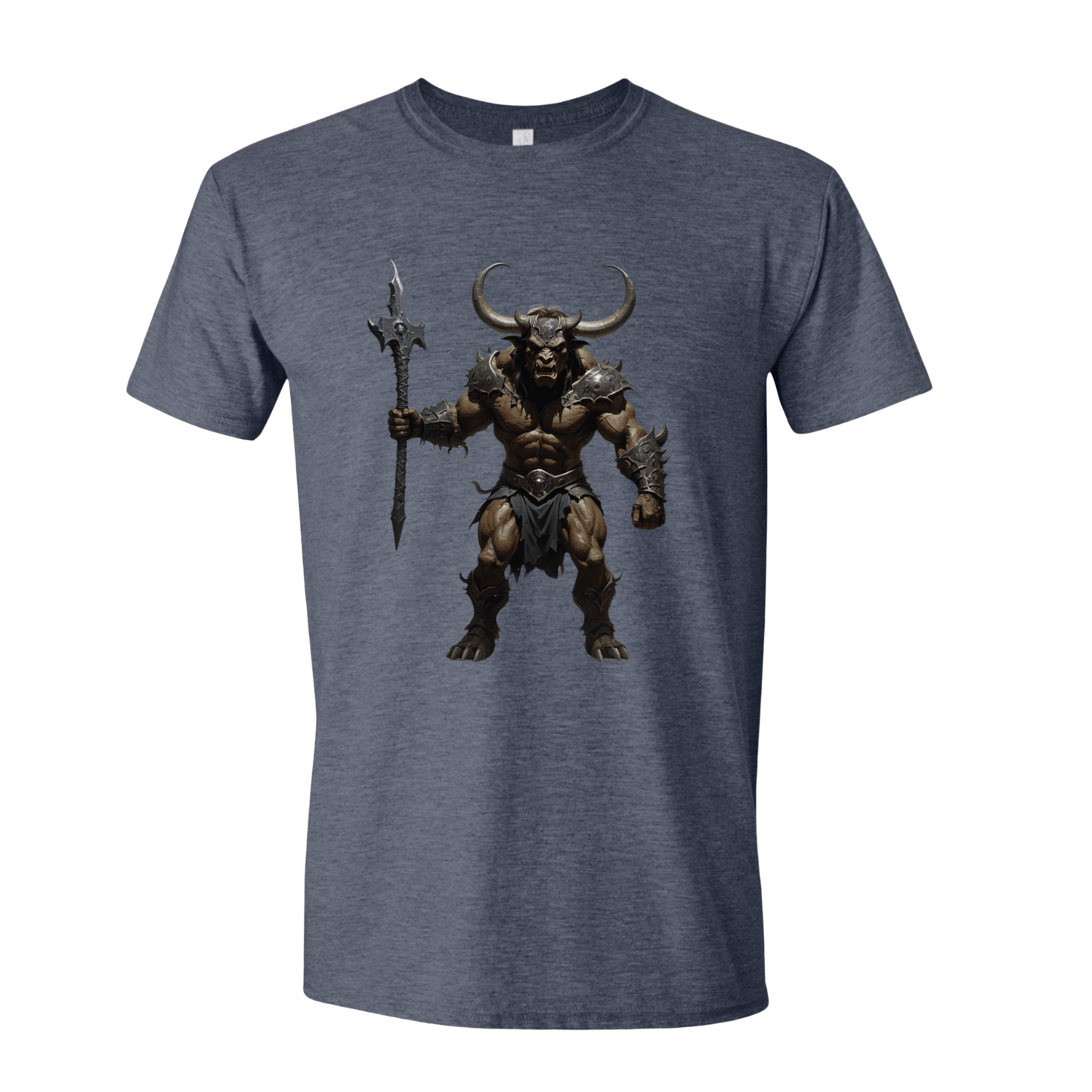 T-Shirt Heather Navy / S Minotaur Warrior T-Shirt Minotaur Warrior T-Shirt