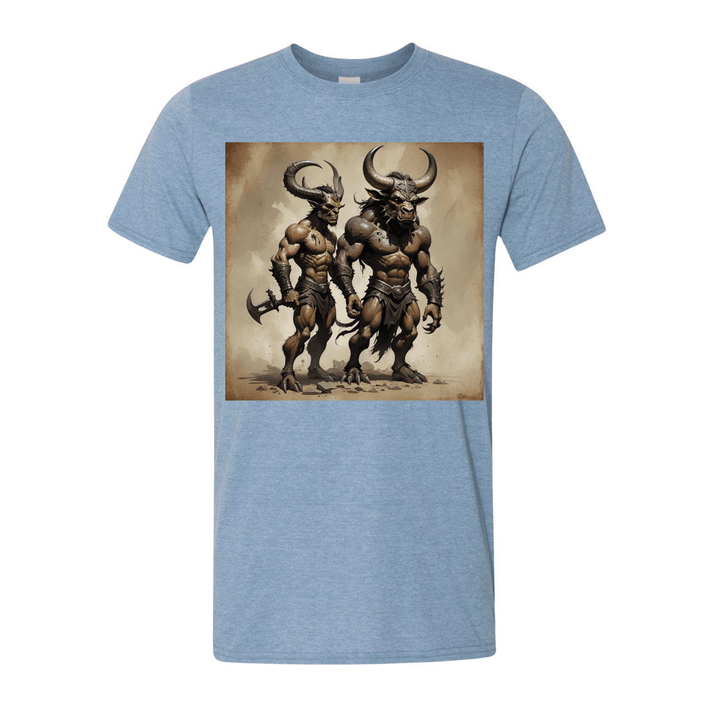T-Shirt Heather Indigo / S Minotaur Warriors T-Shirt Minotaur Warriors T-Shirt