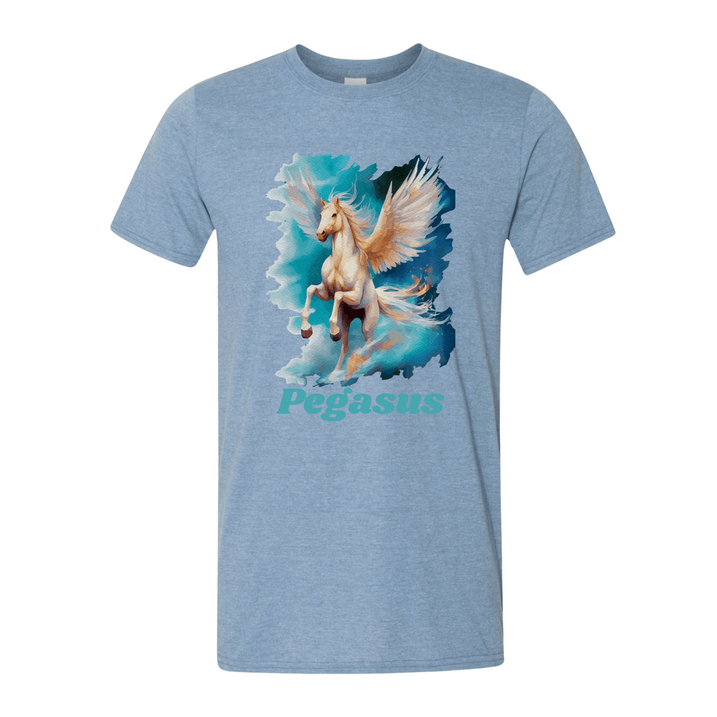 T-Shirt Heather Indigo / S Pegasus Painting T-Shirt Pegasus Painting T-Shirt
