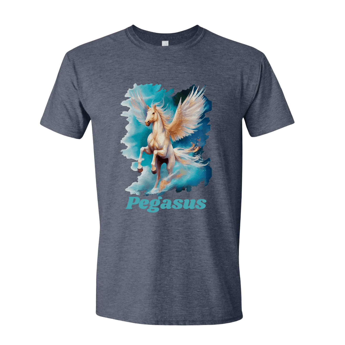 T-Shirt Heather Navy / S Pegasus Painting T-Shirt Pegasus Painting T-Shirt