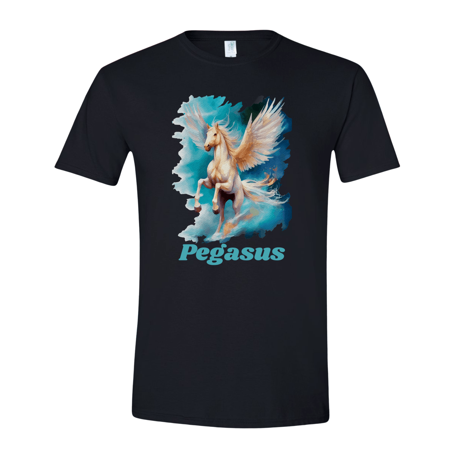 T-Shirt Black / S Pegasus Painting T-Shirt Pegasus Painting T-Shirt