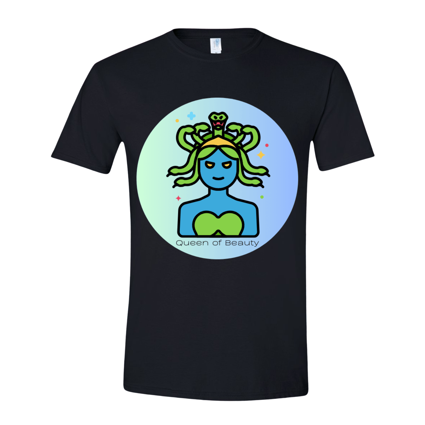 T-Shirt Black / S Queen of Beauty Medusa T-Shirt Queen of Beauty Medusa T-Shirt