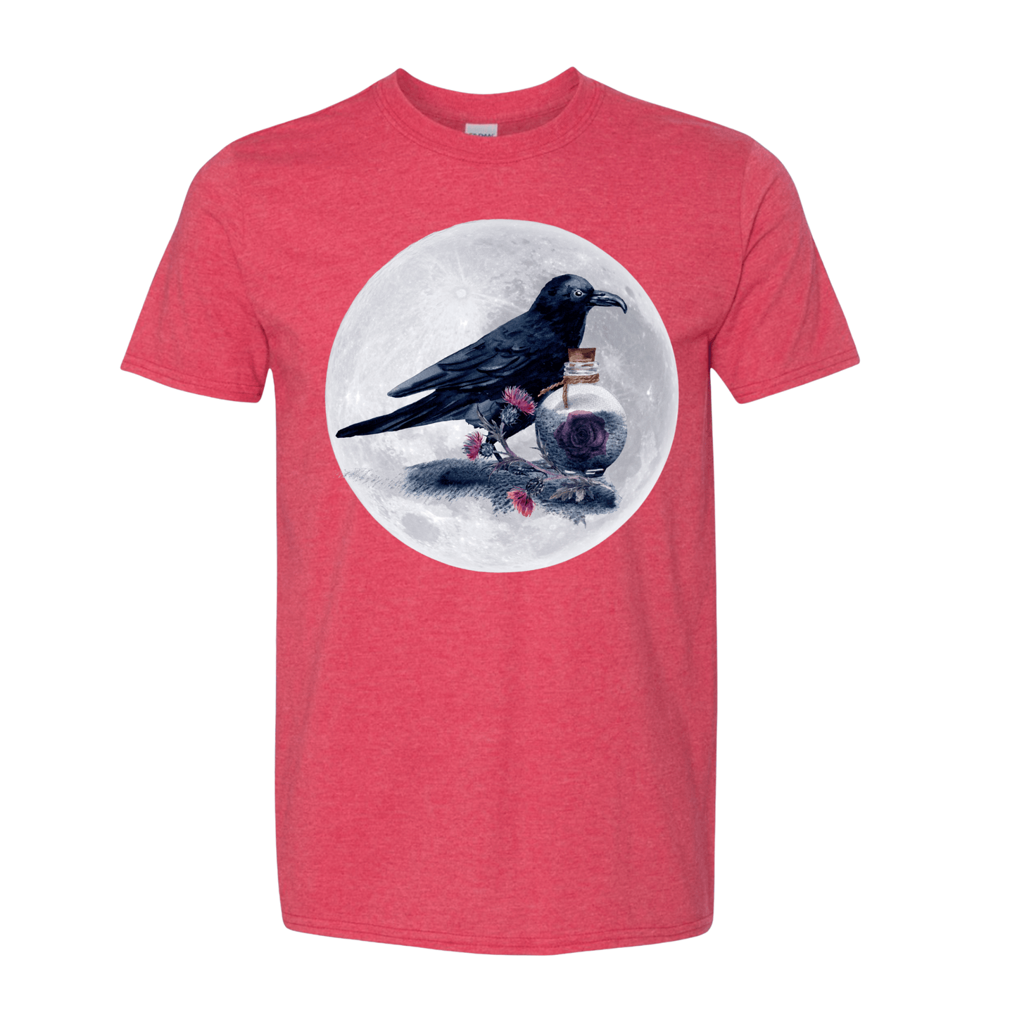 T-Shirt Heather Red / S Raven Alchemy T-Shirt Raven Alchemy T-Shirt