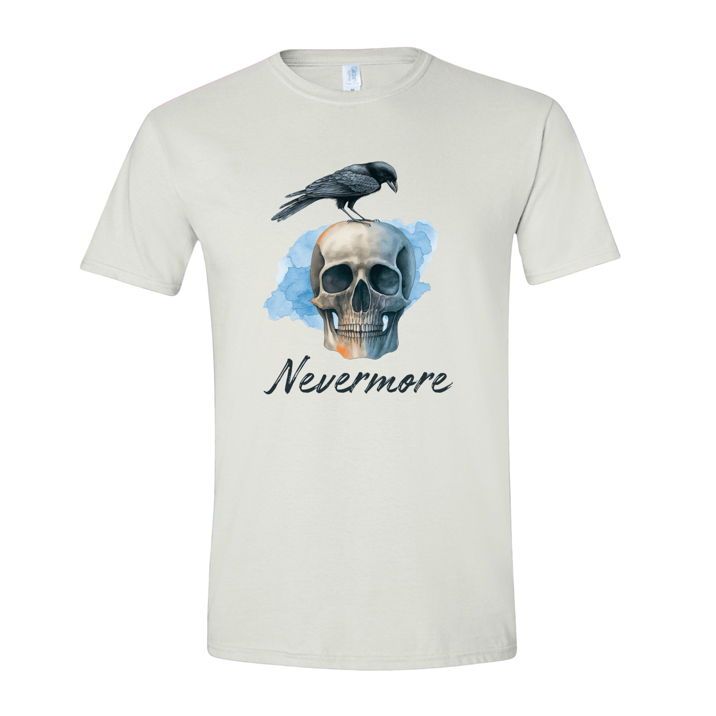 T-Shirt White / S Raven Nevermore T-Shirt Raven Nevermore T-Shirt