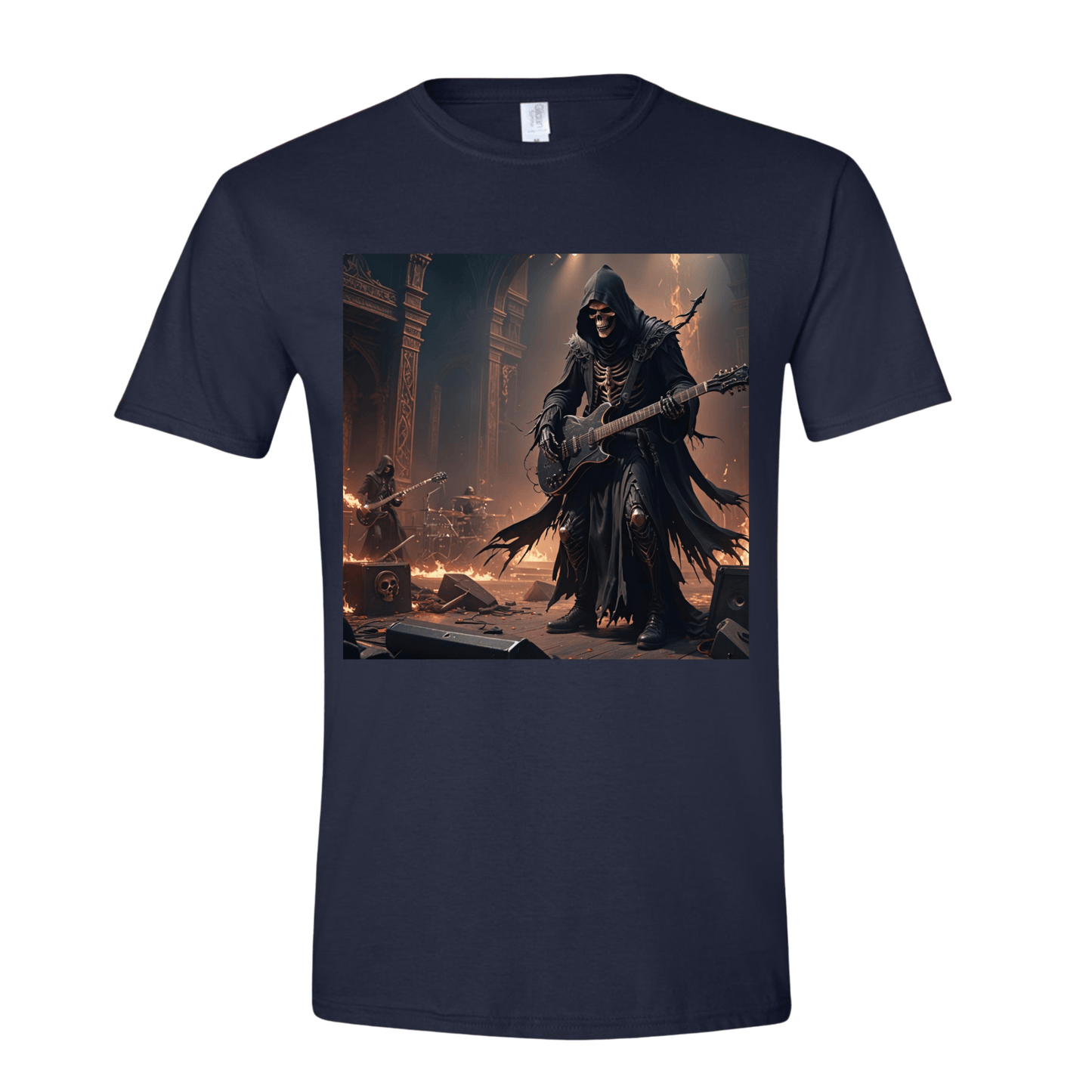 T-Shirt Navy / S Reaper Death Metal Band T-Shirt Reaper Death Metal Band T-Shirt