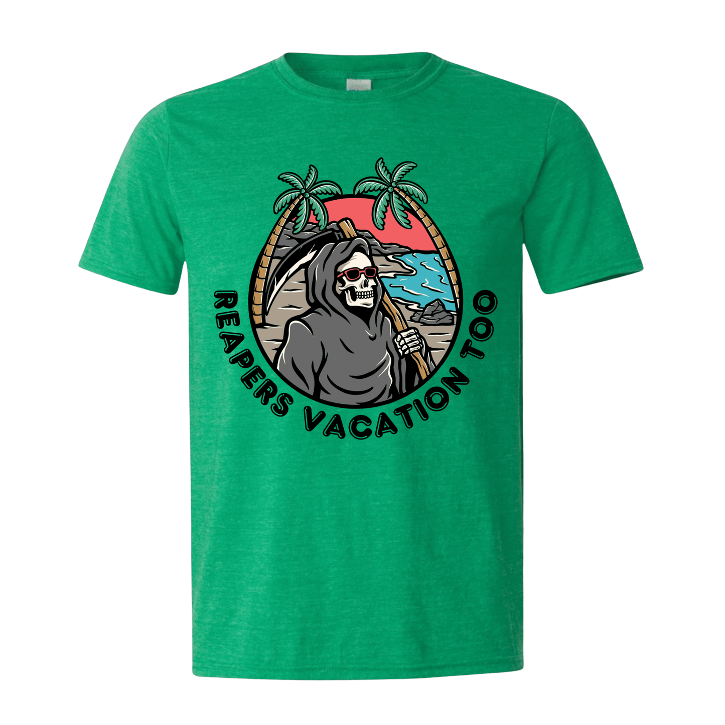 T-Shirt Heather Irish Green / S Reapers Vacation Too T-Shirt Reapers Vacation Too T-Shirt