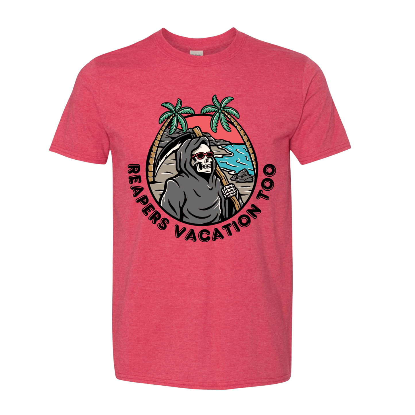 T-Shirt Heather Red / S Reapers Vacation Too T-Shirt Reapers Vacation Too T-Shirt
