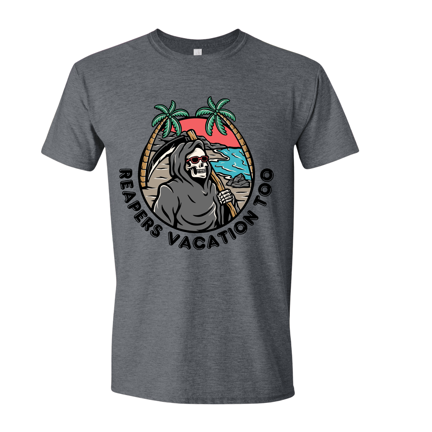 T-Shirt Dark Heather / S Reapers Vacation Too T-Shirt Reapers Vacation Too T-Shirt